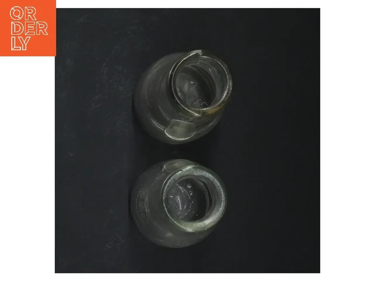 Billede 4 - Glasflasker, 2 stk, 12 cm (str. 2 styk, 12 cm)