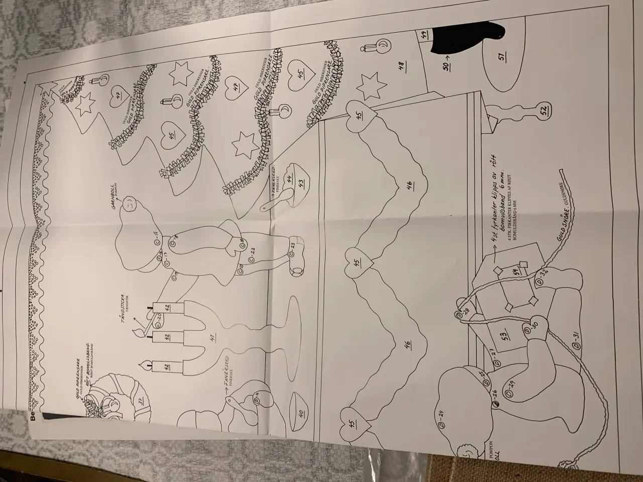Billede 4 - Juleophæng til væg - lav selv