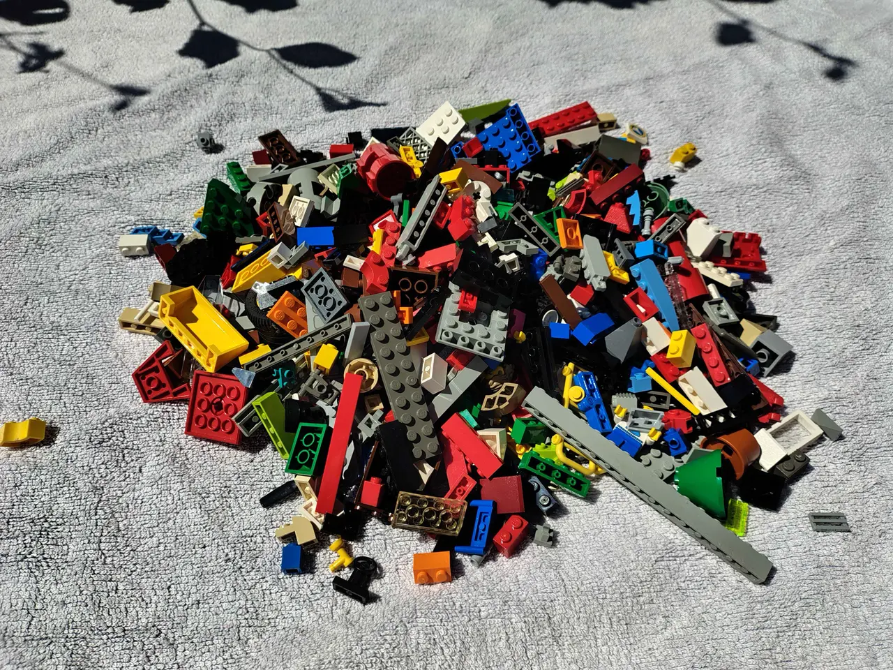 Billede 2 - 800 gram blandet LEGO i god tilstand.