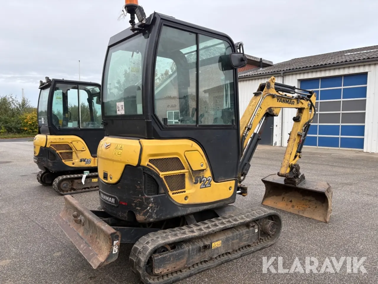 Billede 5 - Mini Gravemaskine Yanmar Sv22 med planerskovl