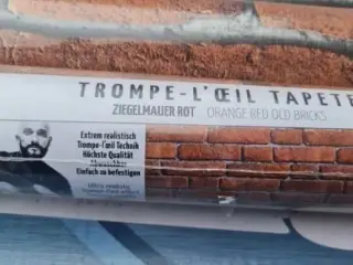 3 stk mursten tapet ruller
