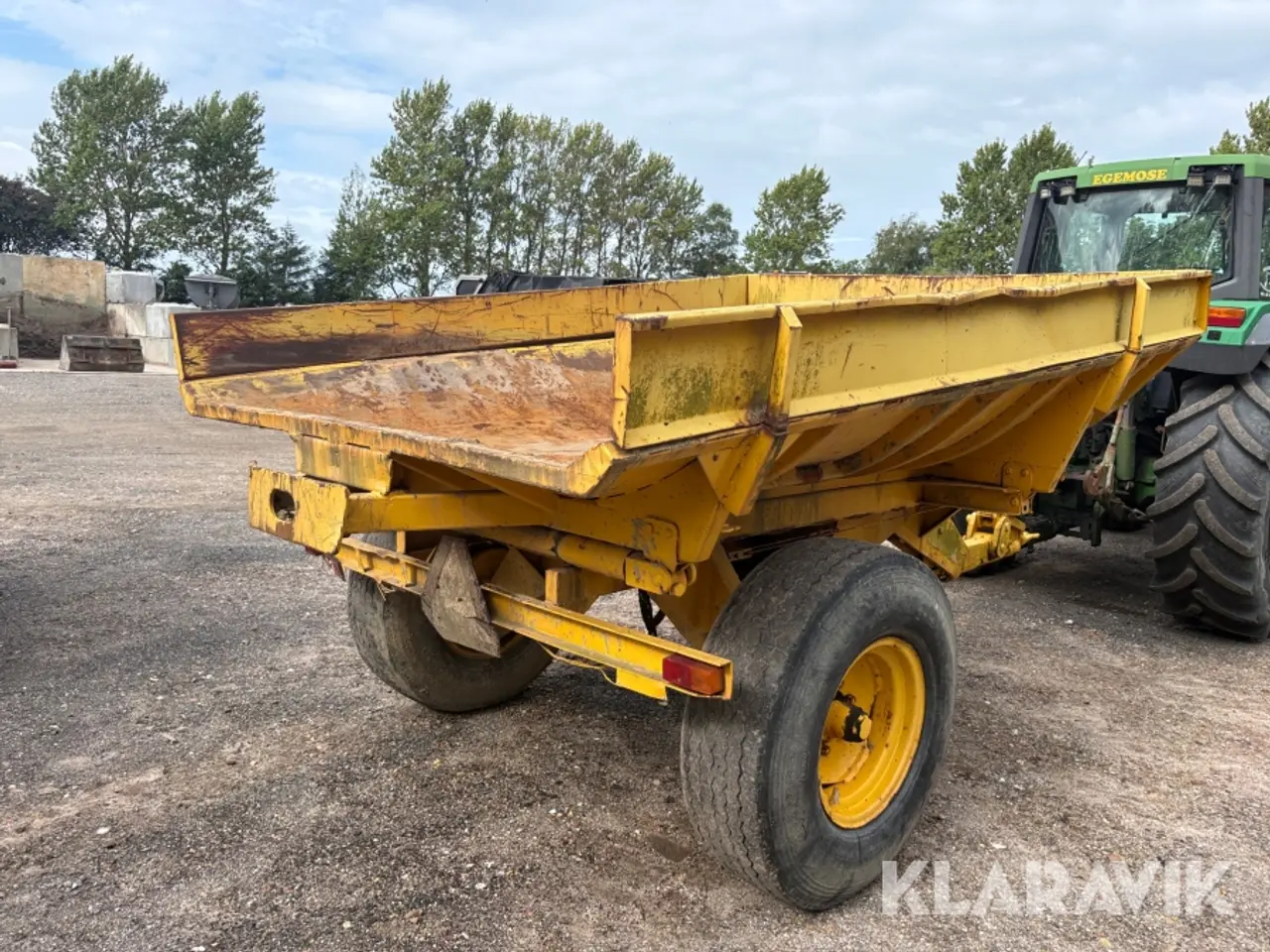 Billede 5 - Dumpervogn med hydraulisk tip til traktor