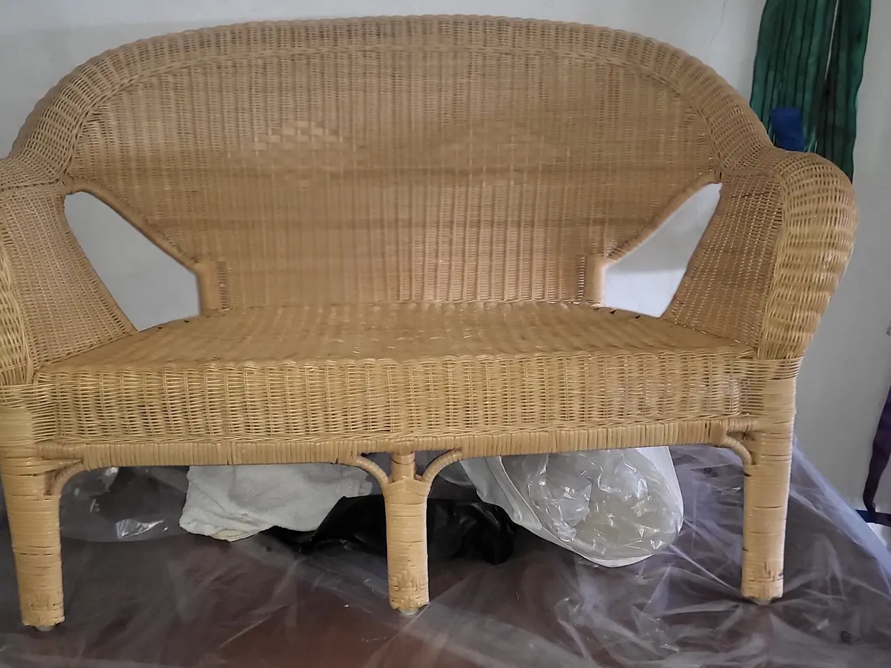 Billede 1 - Havesæt/lounge sæt sofa med 1 stole og et bord.