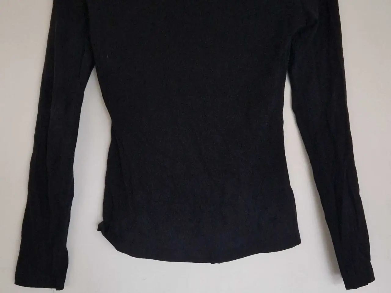 Billede 1 - Mørkeblå bluse med turtleneck 