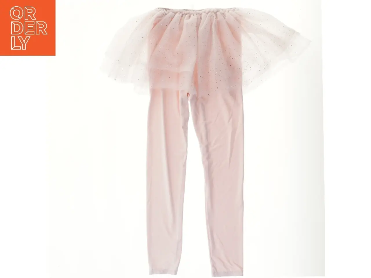 Billede 2 - Rosa leggings med tylskørt fra H&M (str. 134)