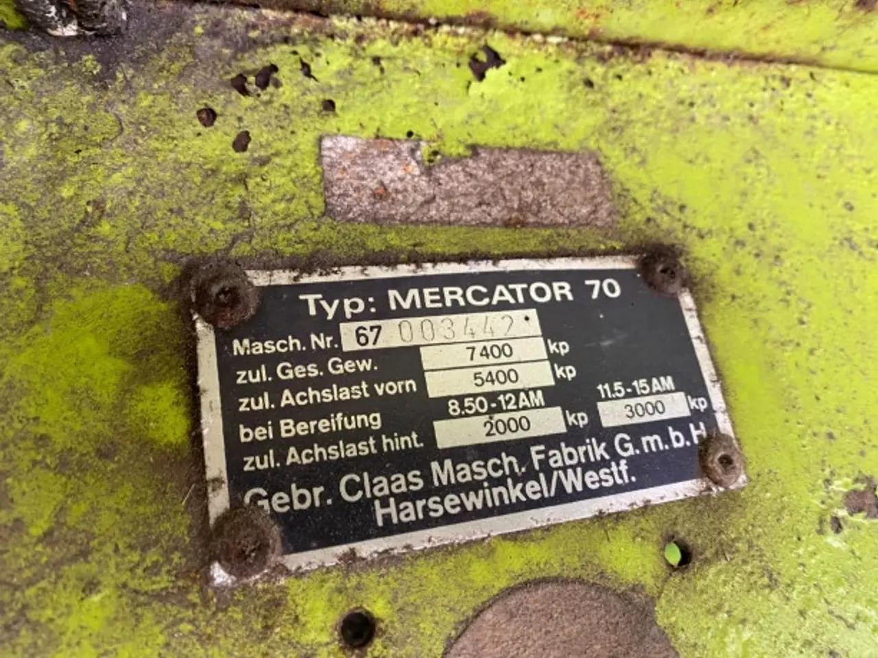 Billede 15 - Claas Mercator 70 Sælges i dele/For Parts