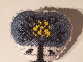 Hjerte med perler