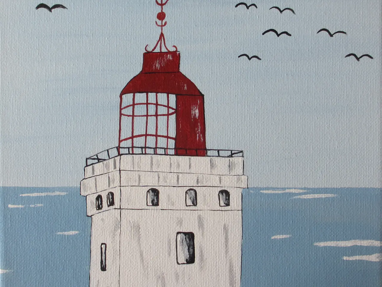 Billede 1 - ACRYL-MALERI nr. G 93