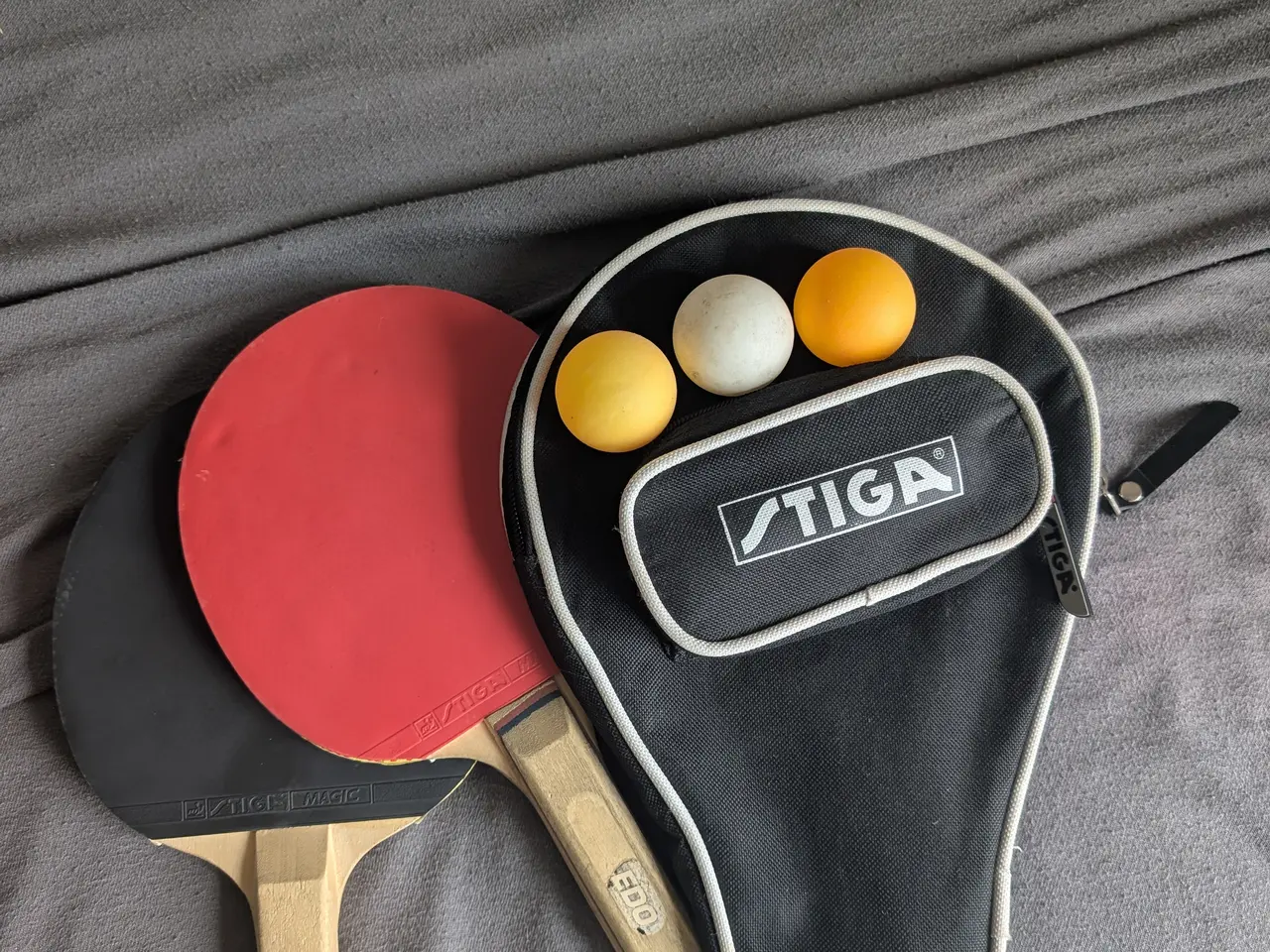 Billede 1 - 2x Stiga bordtennis bat.