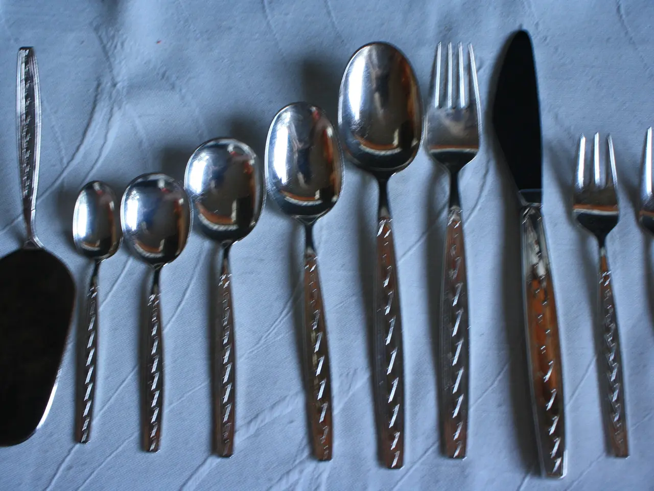 Billede 4 - Pan, Bestik af sølvplet