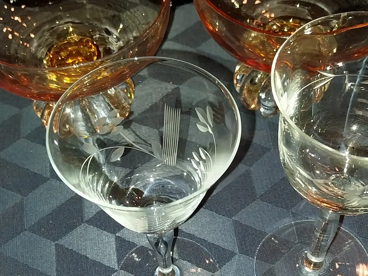 Billede 8 - Gl.  Glas bla. Holmegård