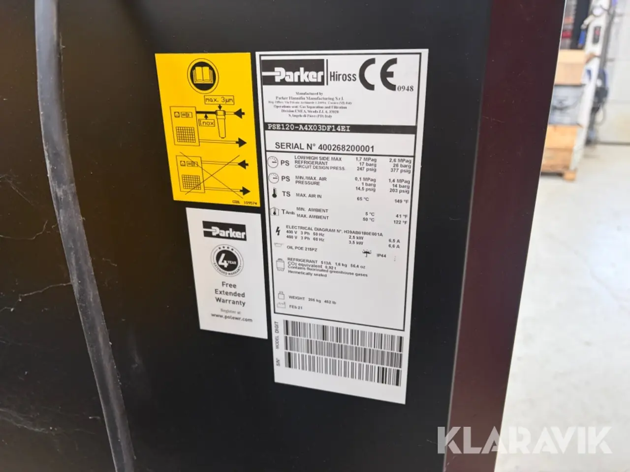 Billede 10 - Køletørrer Parker PSE120