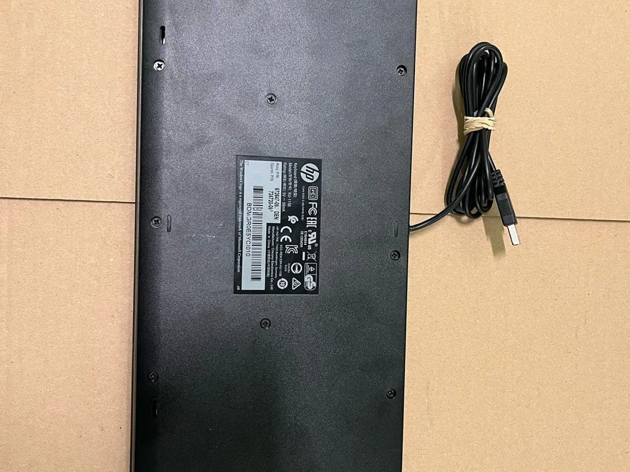 Billede 2 - HP tastatur KU-1156, USB, dansk