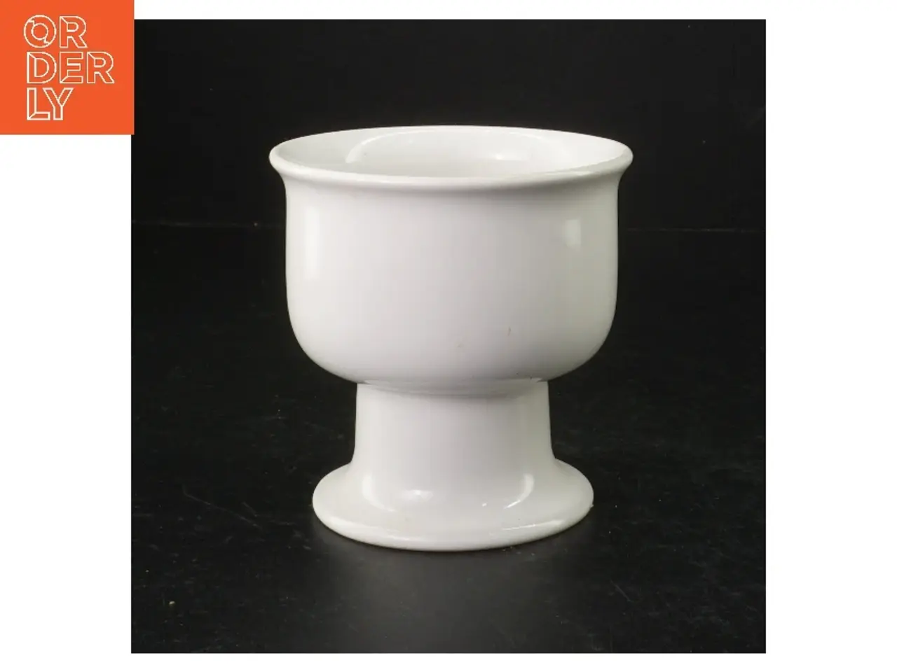 Billede 2 - Hvid keramik lysestage (str. 11 cm)