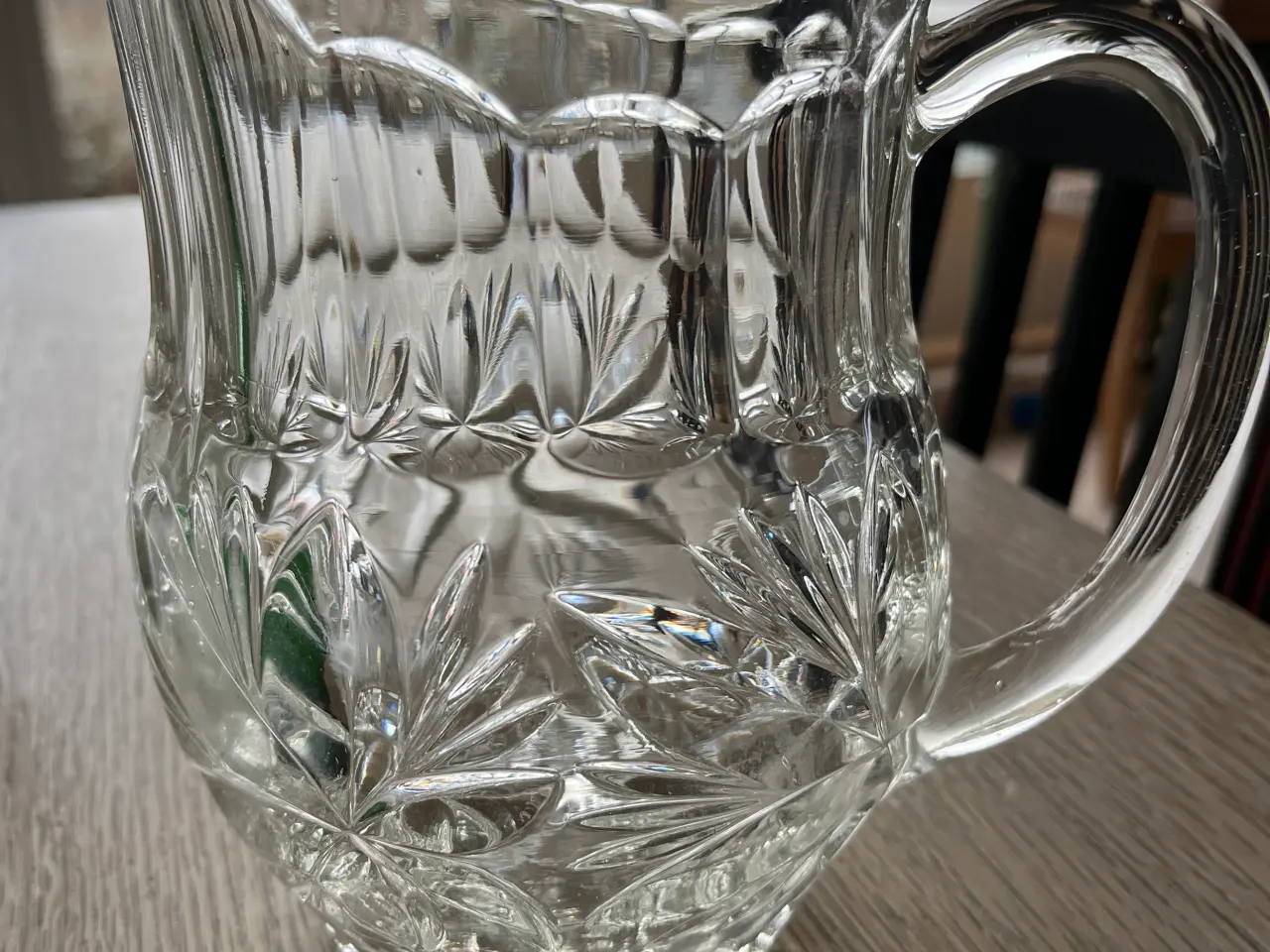 Billede 4 - Retro. Ældre glaskande, grøn vase og mælkeflasker