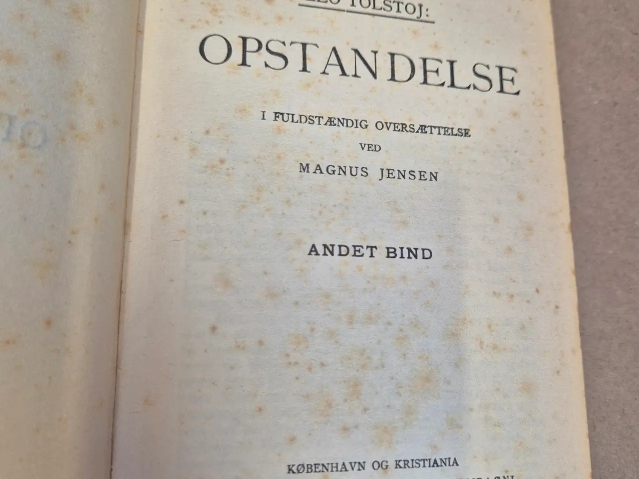 Billede 16 - Opstandelse – Leo Tolstoj – 2 bind – 1911