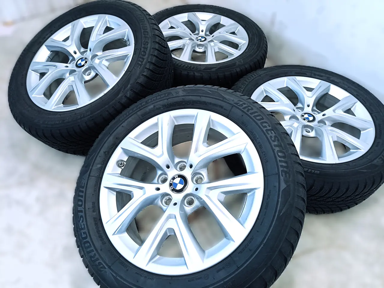 Billede 2 - 5x112 17" ET39 nav66,6ø BMW/MINI vinter fælge TPMS