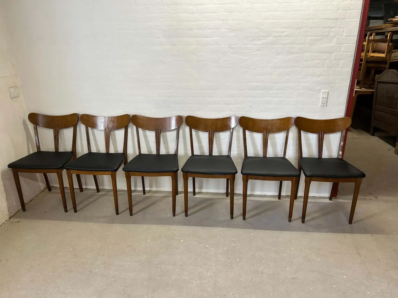 Billede 5 - ⭐ MEGET SPECIELT SÆT – 6 SJÆLDNE DANSKE DESIGNSTOL