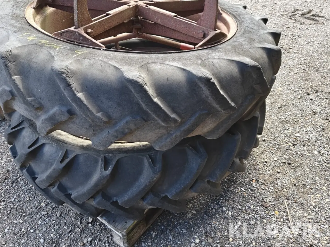 Billede 5 - Tvillinghjul Dunlop 12.4/11-36 2 styk