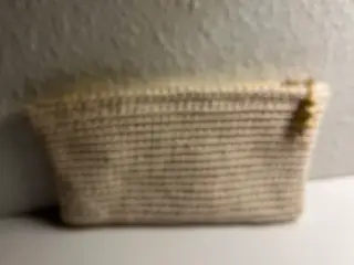 Hæklet clutch med for