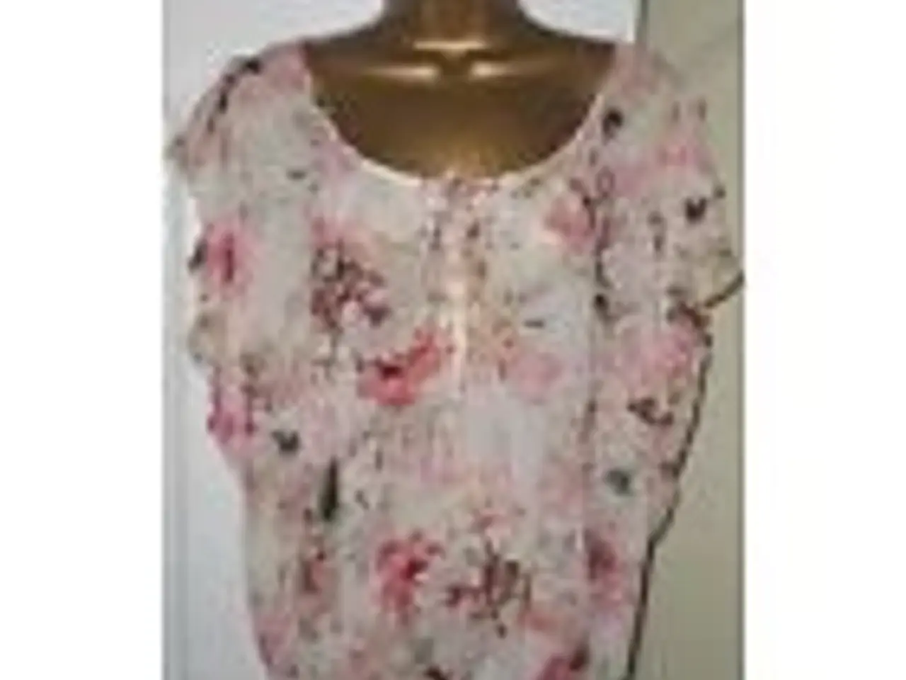 Billede 1 - Tunika,blomstret chiffon,florlet top. str: 42/44