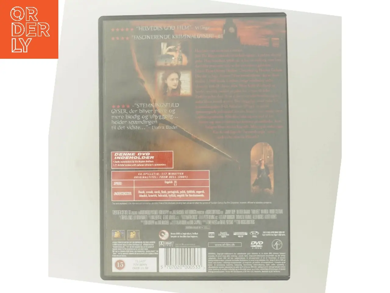 Billede 3 - From Hell med Johnny Depp (DVD)