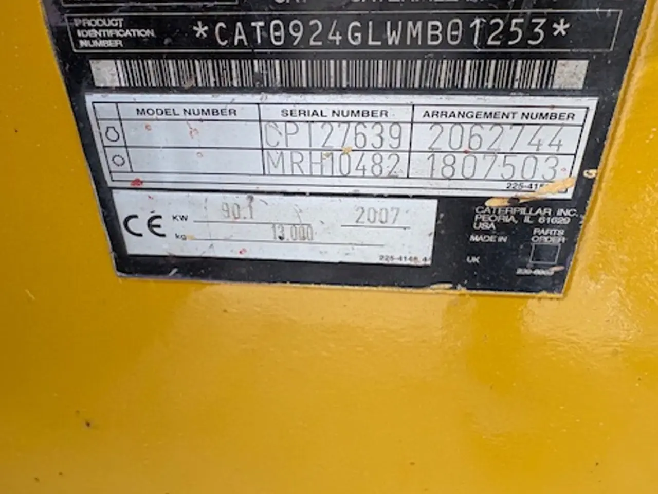 Billede 10 - CAT 924 G VOLVO BM SKIFT, GODE DÆK