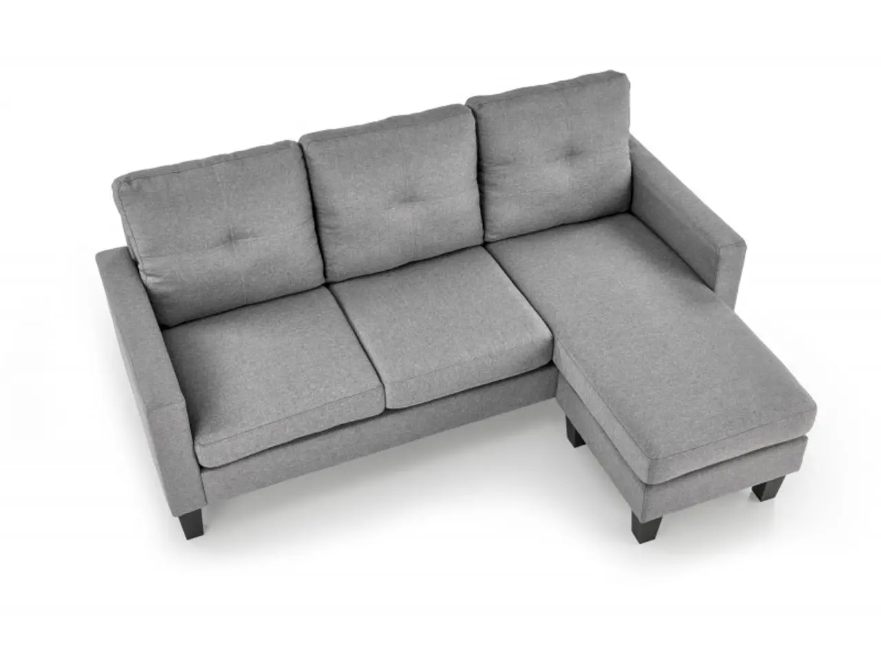 Billede 2 - GERSON sofa med skammel, - Grå