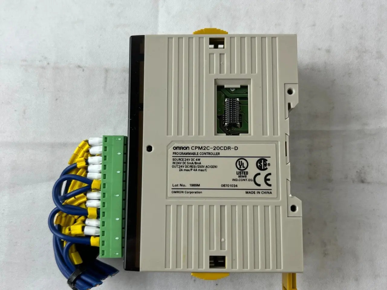 Billede 2 - Omron CPM2C-20CDR-D PLC-styring CPU 12x DC Inputs