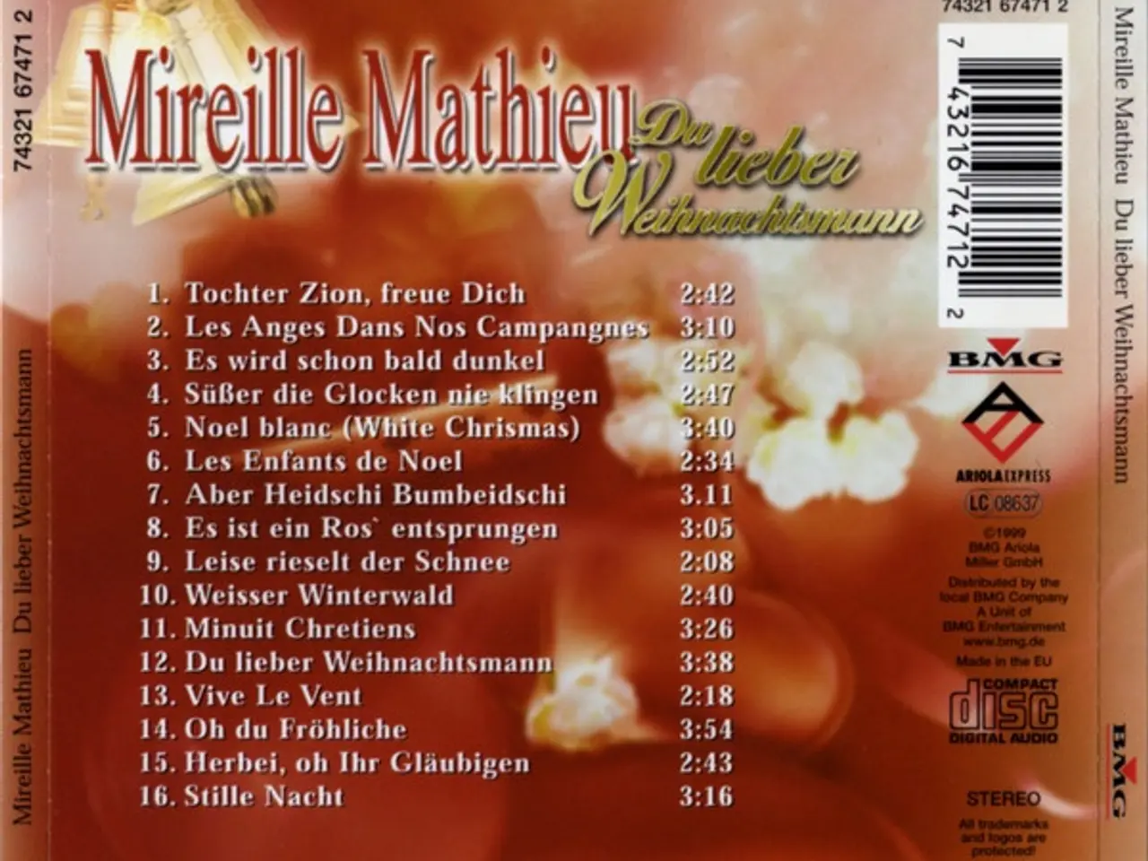 Billede 4 - Mireille Mathieu – Du Lieber Weihnachtsmann – CD
