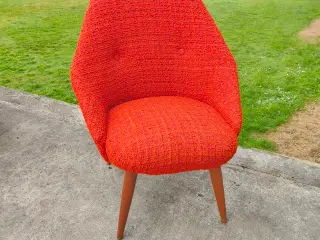 Fin retro lænestol i orange