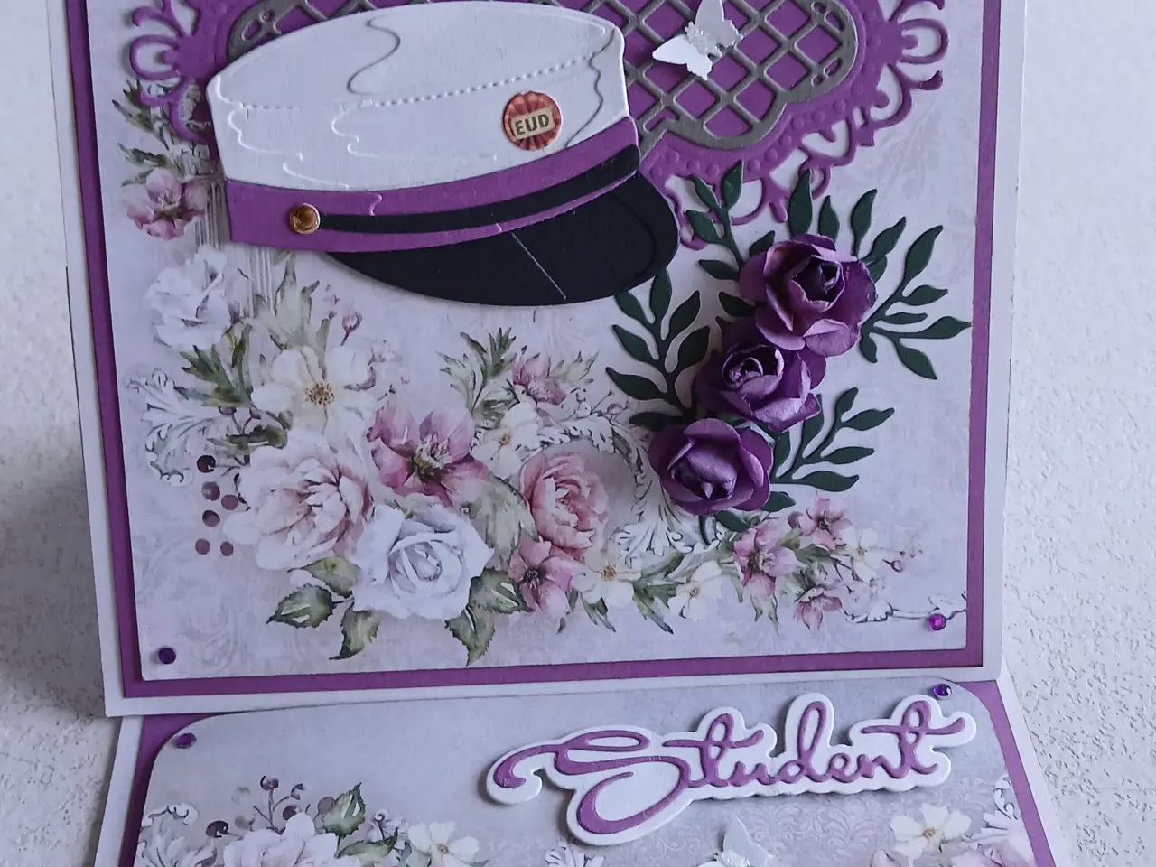 Billede 3 - Studenter kort HG lilla sælges