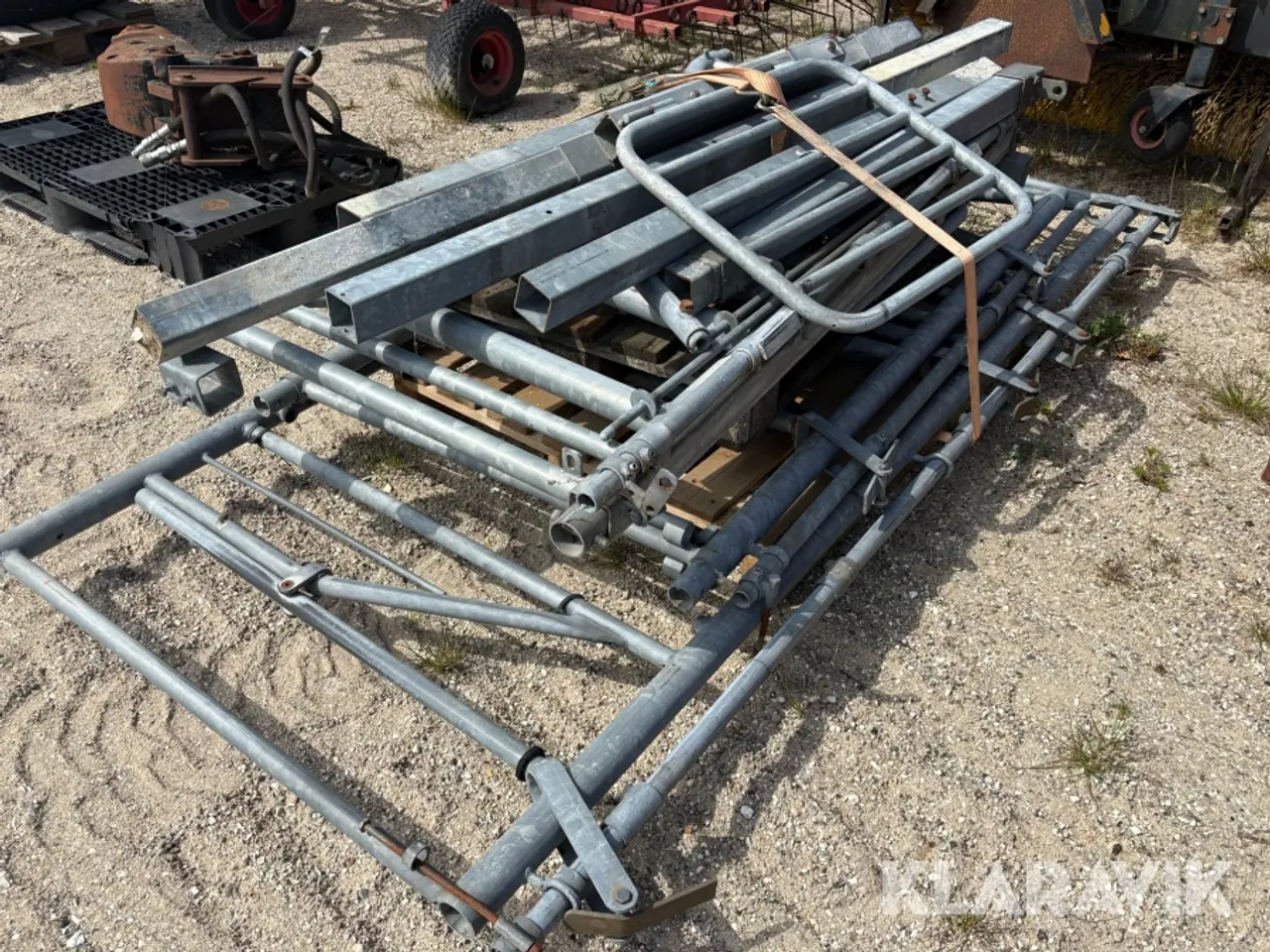Billede 5 - Parti galvaniserede hegns- og fanggitre