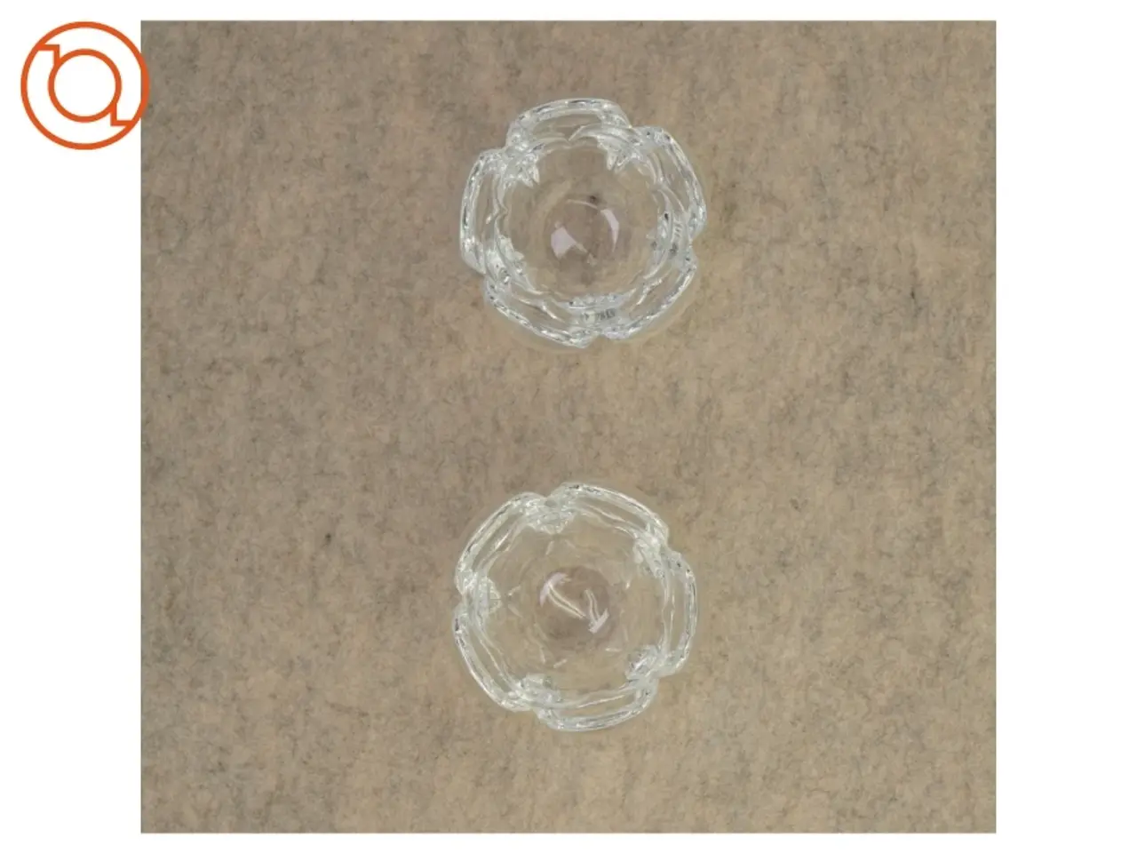 Billede 4 - Lotus fyrfadsstager fra Holmegaard (str. 7 x 10 cm)