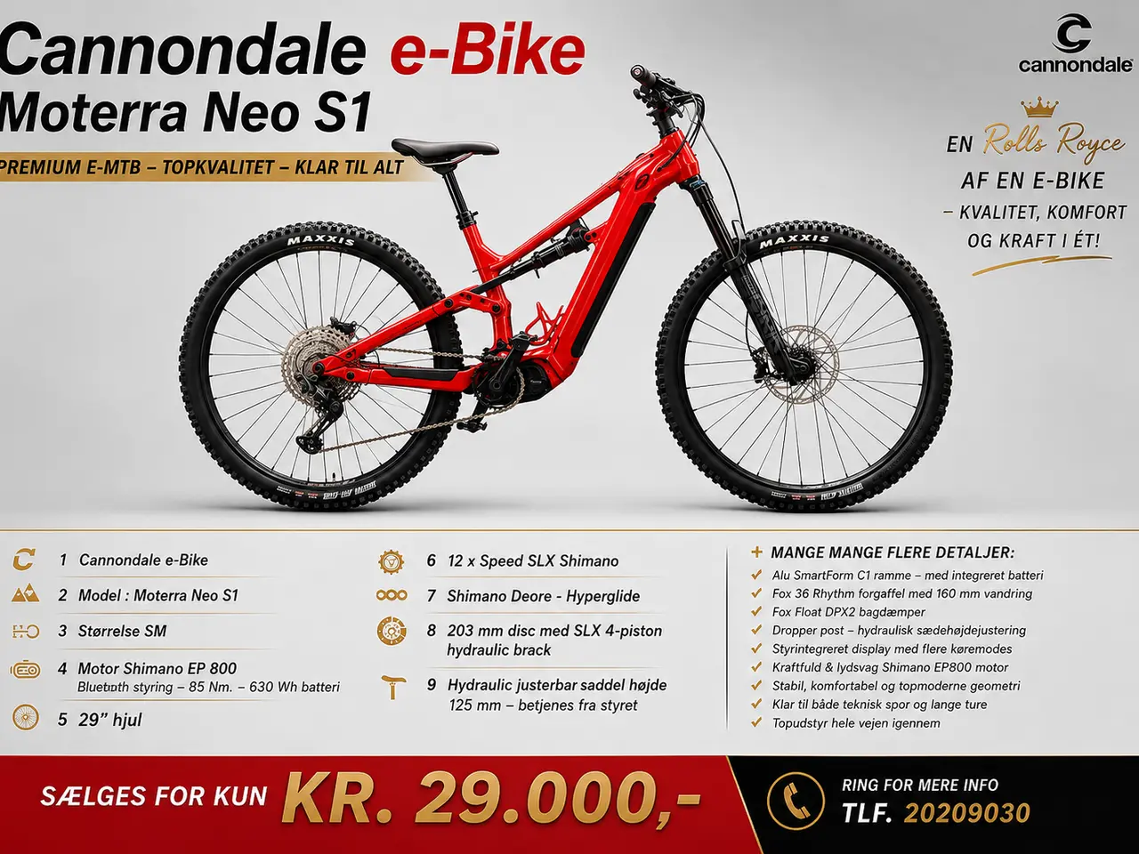 Billede 1 - E-MTB Cannondahl