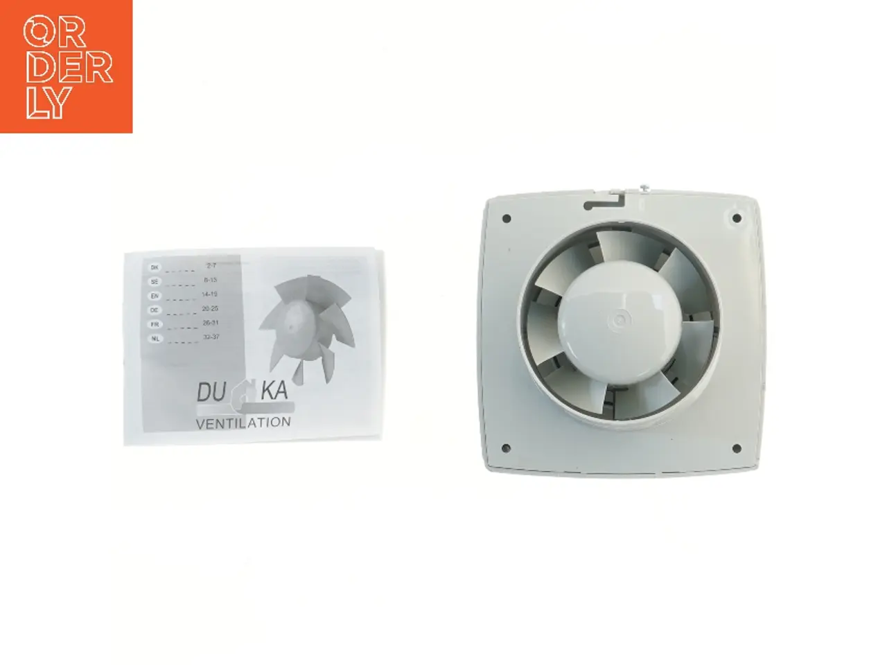 Billede 1 - Duka EL 700 alu ventilator fra Duka (str. 15x15x12 cm)