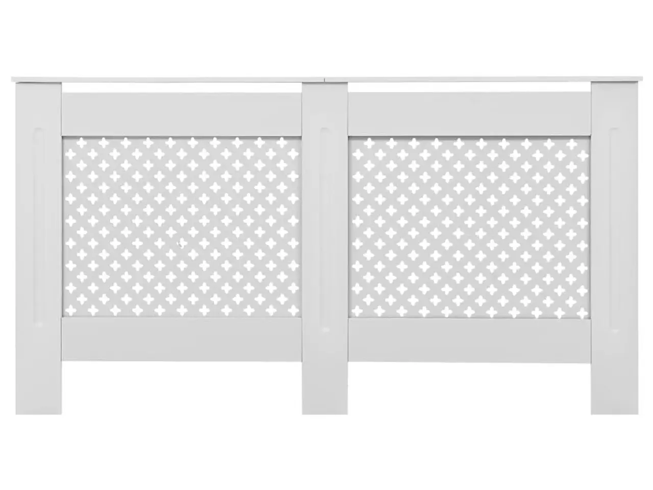 Billede 3 - Radiatorskjuler i MDF - 152 x 19 x 81,5 cm, hvid