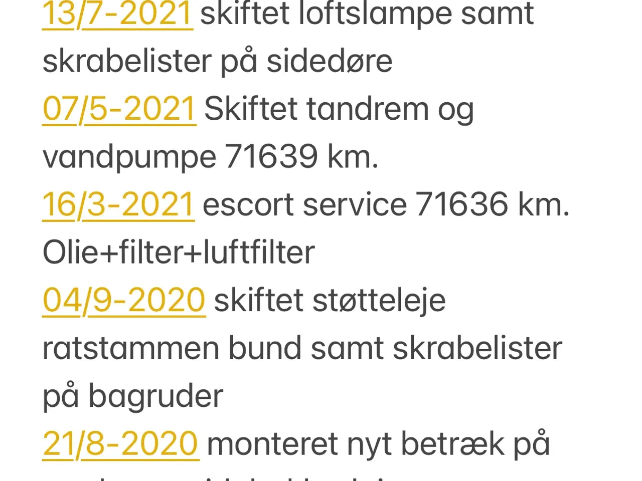 Billede 6 - Ford Escort cabriolet 1989