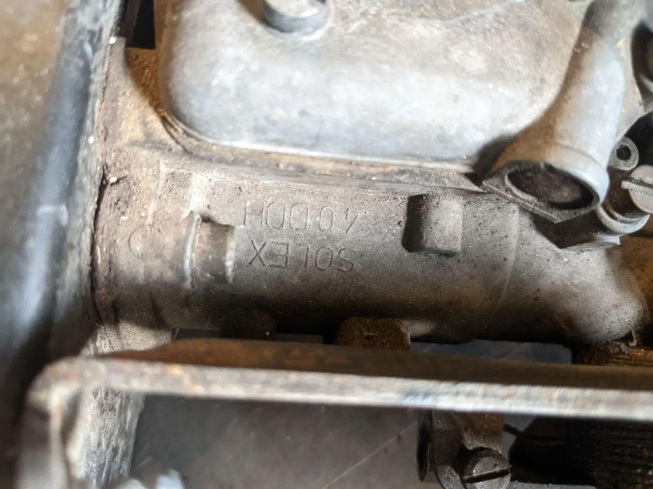 Billede 6 - VW K70 Karburator og luftfilterkasse.