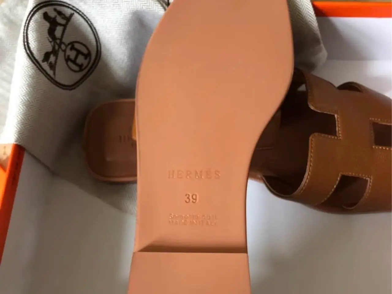 Billede 3 - Hermes oran sandaler