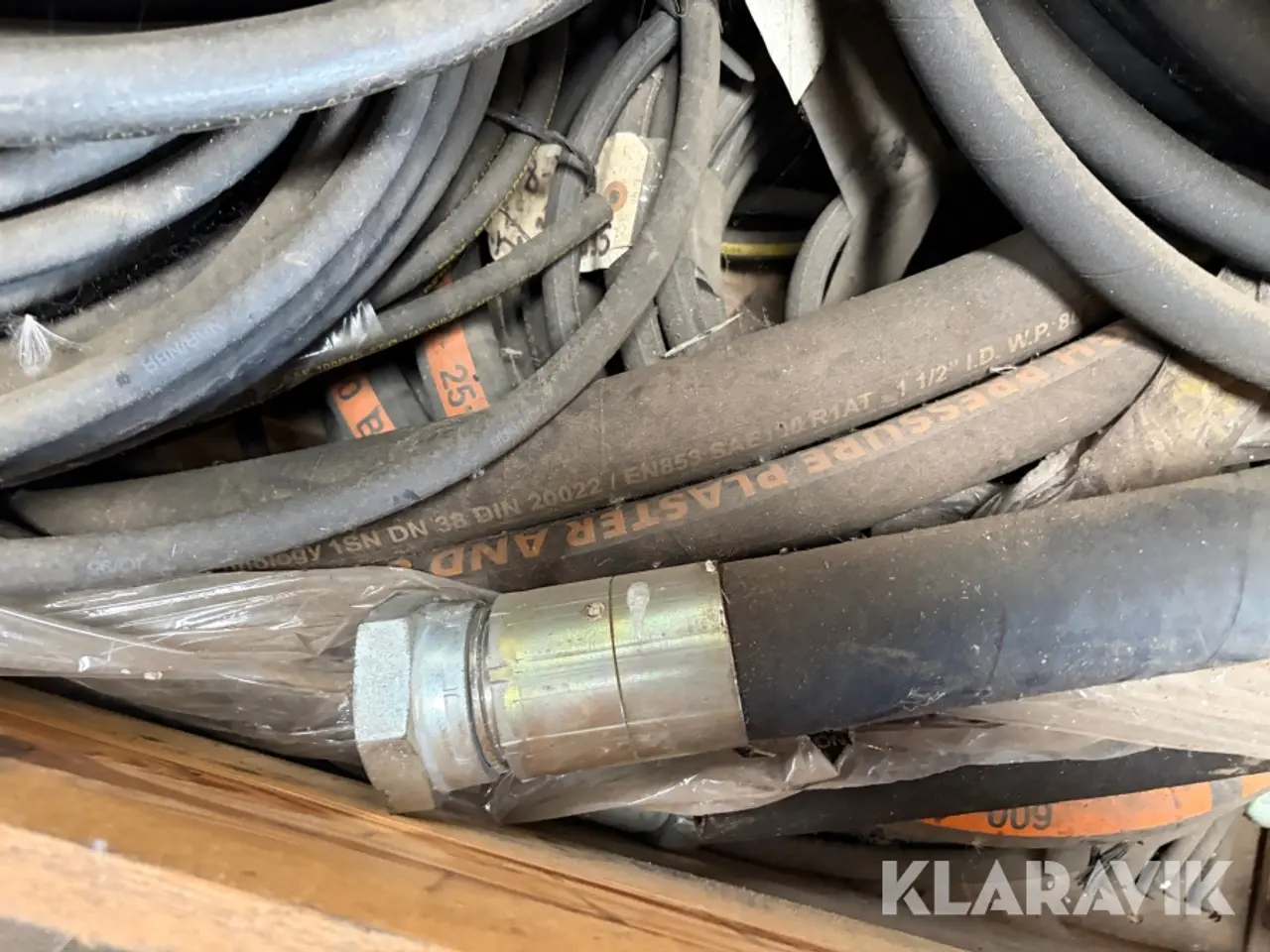 Billede 4 - Hydraulikslanger blandet, 1 palle