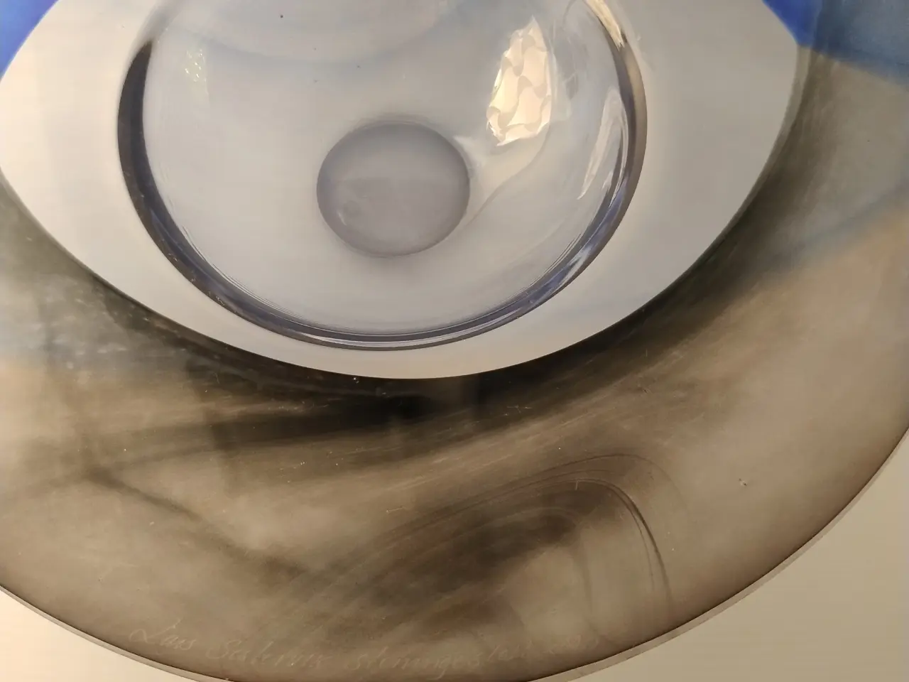 Billede 4 - Glas Fad "Lars Sestervik" 2005  Steninge Slott