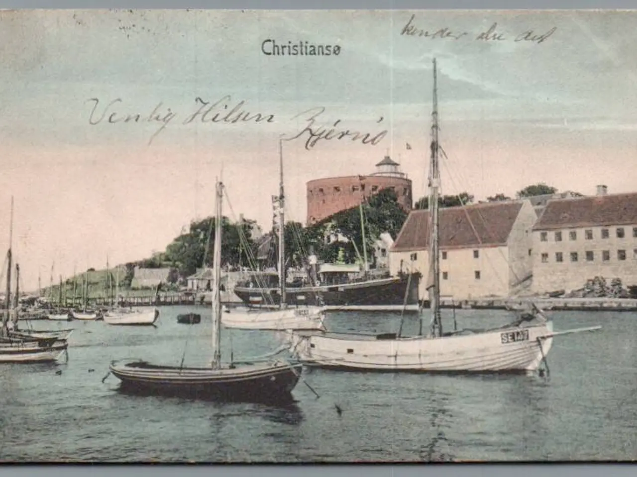 Billede 1 - Christiansø - Postkort - Brugt
