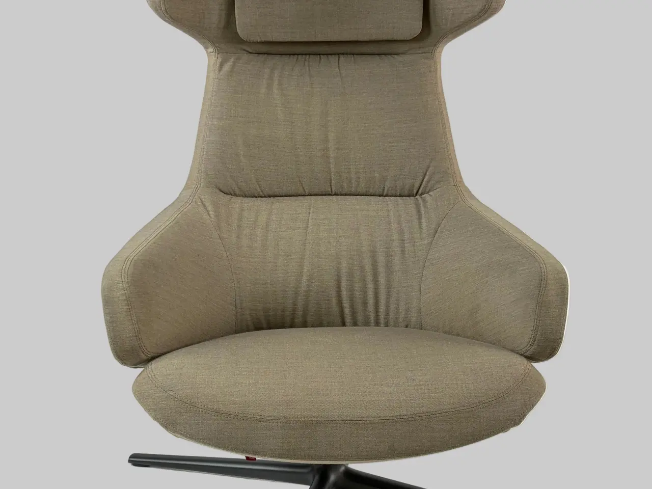 Billede 3 - Arper Aston Club Loungestol – Gråbrun/Sort Stel