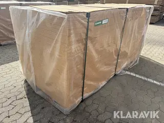 Blød træfiber plader - 90 styks