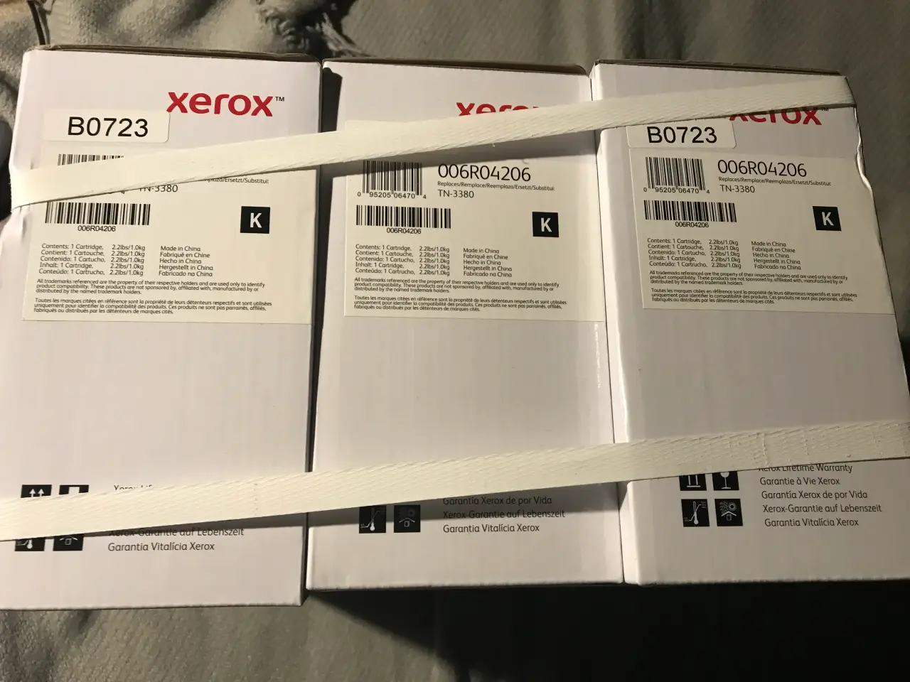 Billede 4 - Ny 3 Sort Toner Brother TN3380, Brother DCP-8250DN