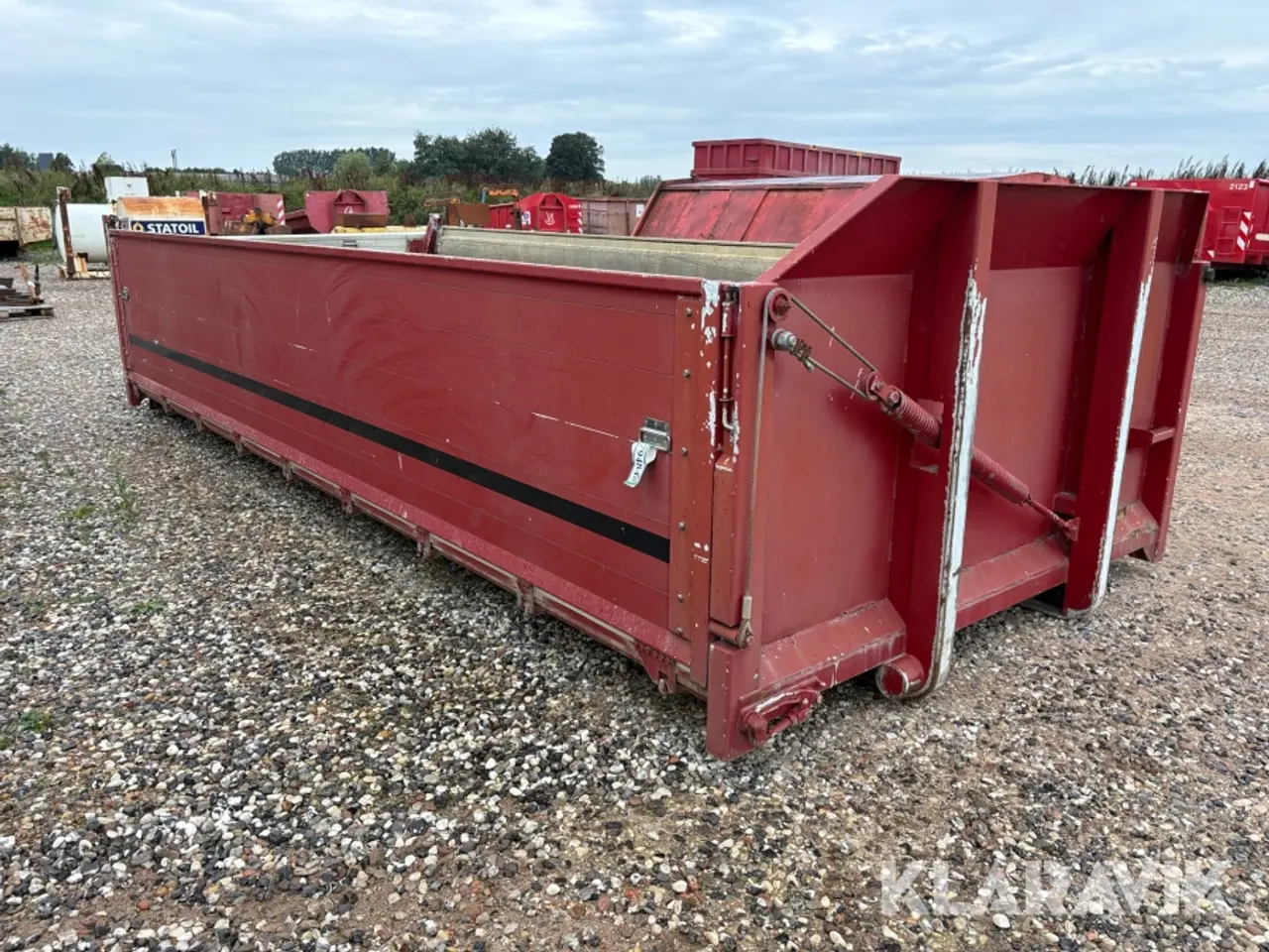Billede 3 - Kroghejscontainer med 3-vejs tip og hydraulisk klap