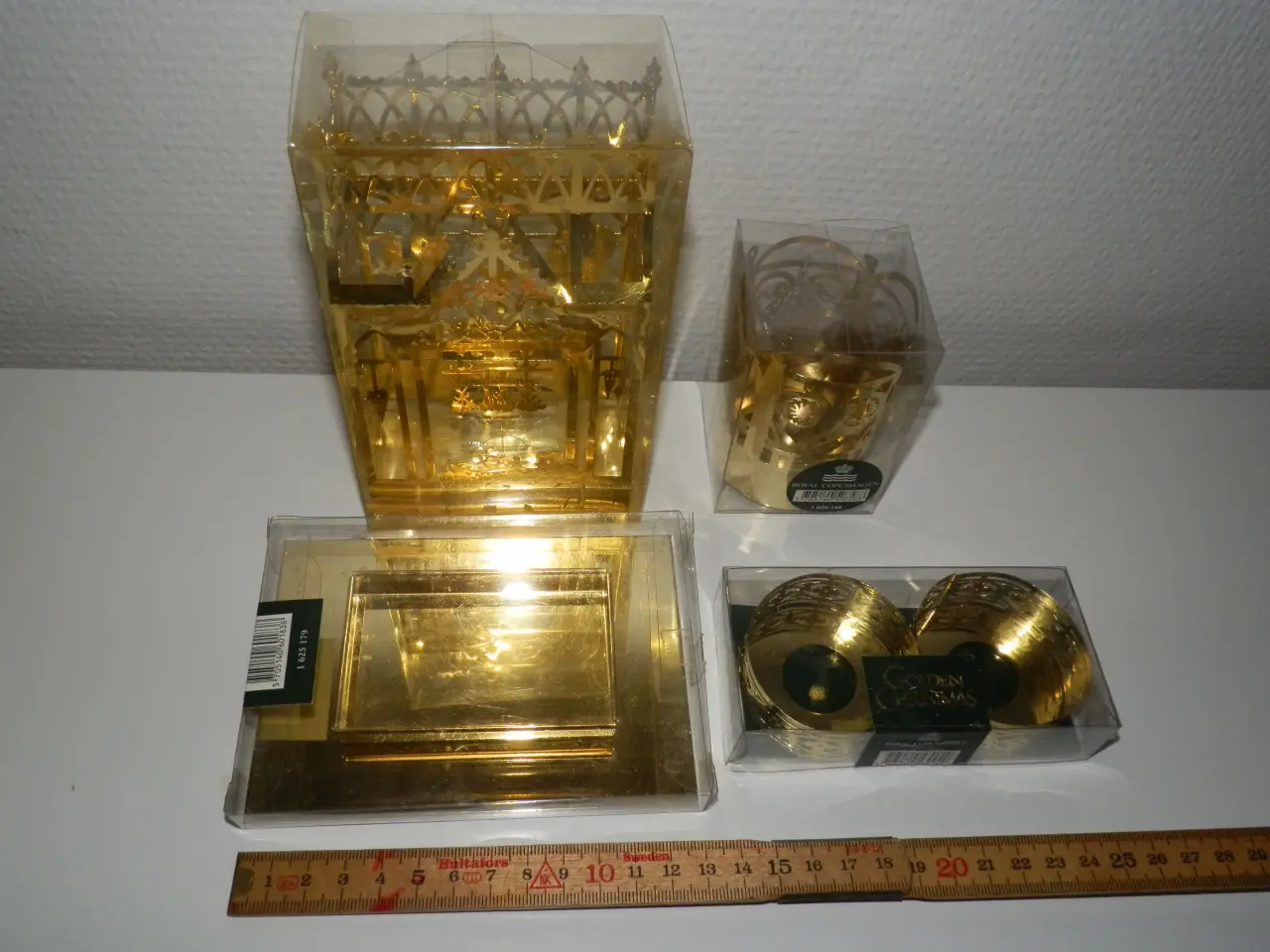 Billede 8 - Royal Copenhagen, Golden Christmas julepynt