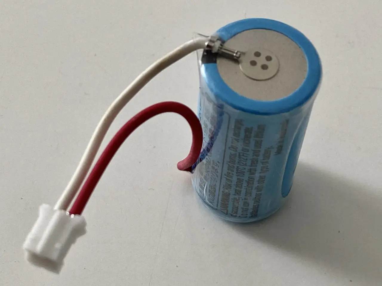 Billede 3 - GP Lithium CR123AZ 3V batteri med kabel – 2800 mAh