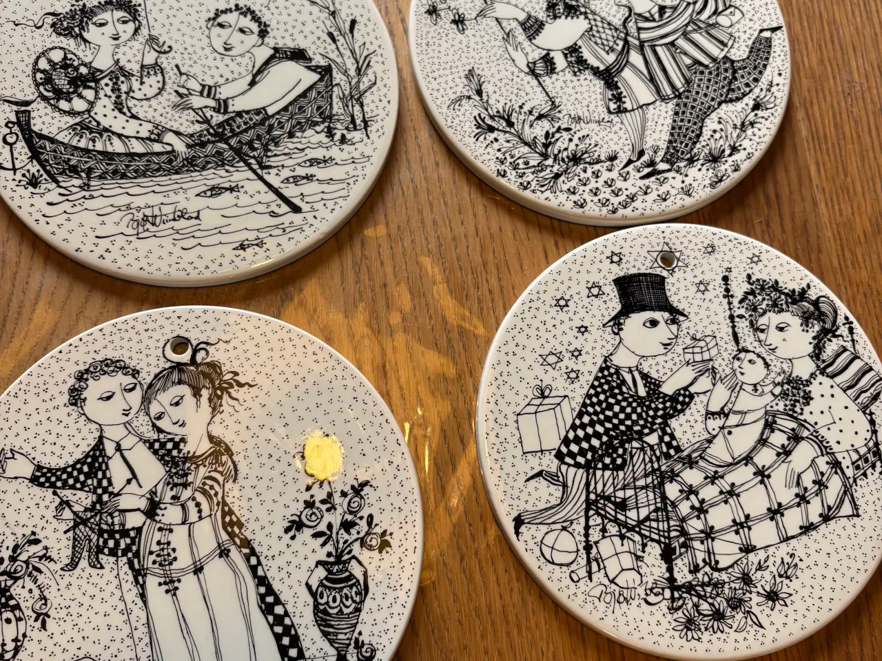 Billede 2 - Wiinblad platter